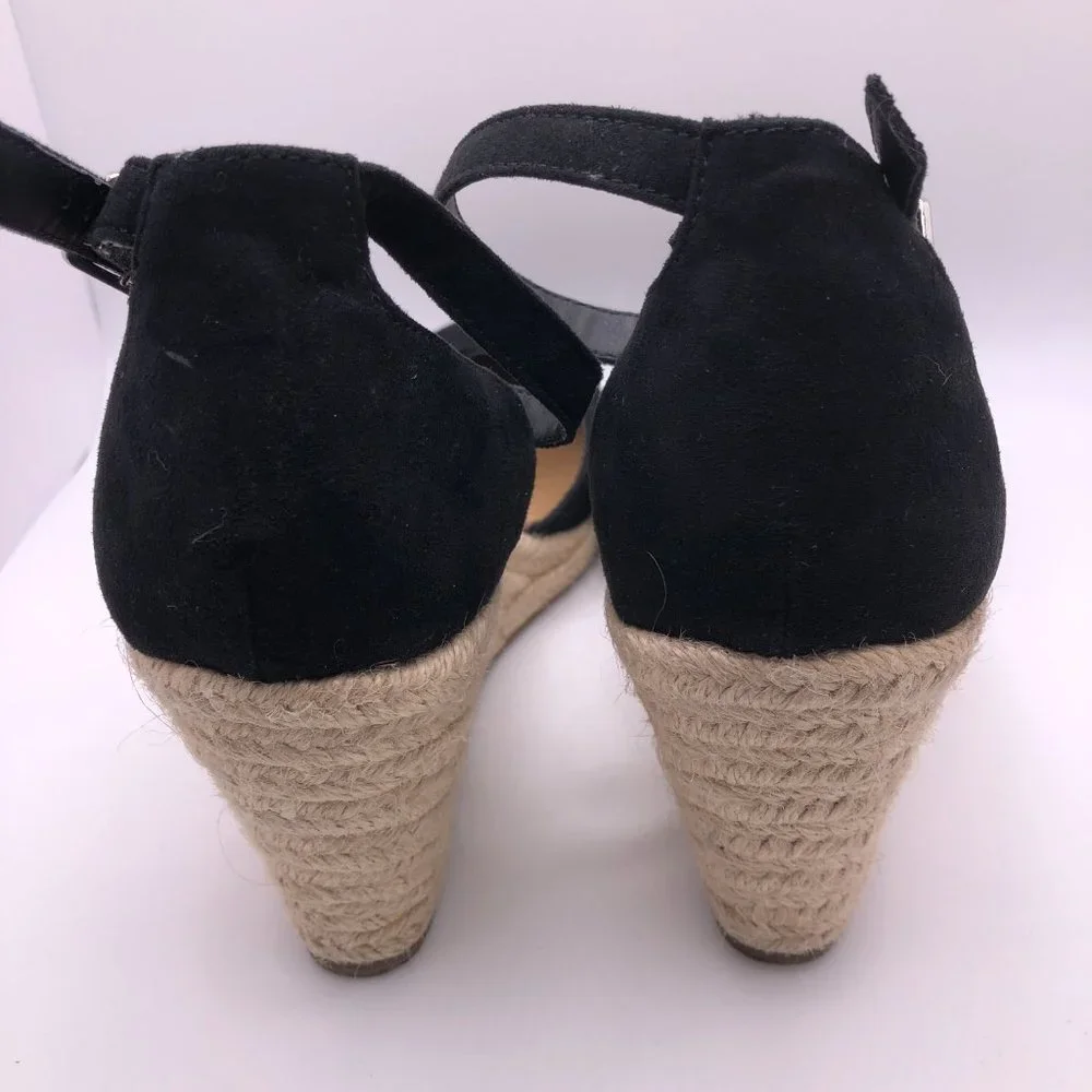 Metropolitan View Bailey Espadrilles Woven Shoes Sling Back Heels Size 9 - Picture 6 of 8